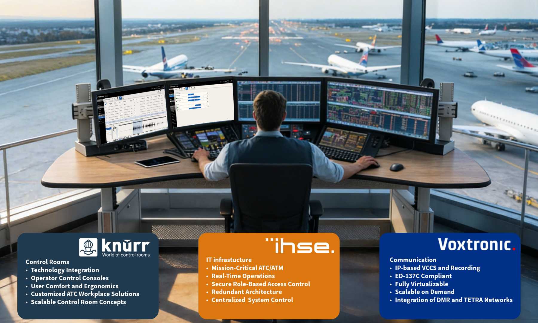 Three Specialists - one mission: Holistic Security, made in Europe.